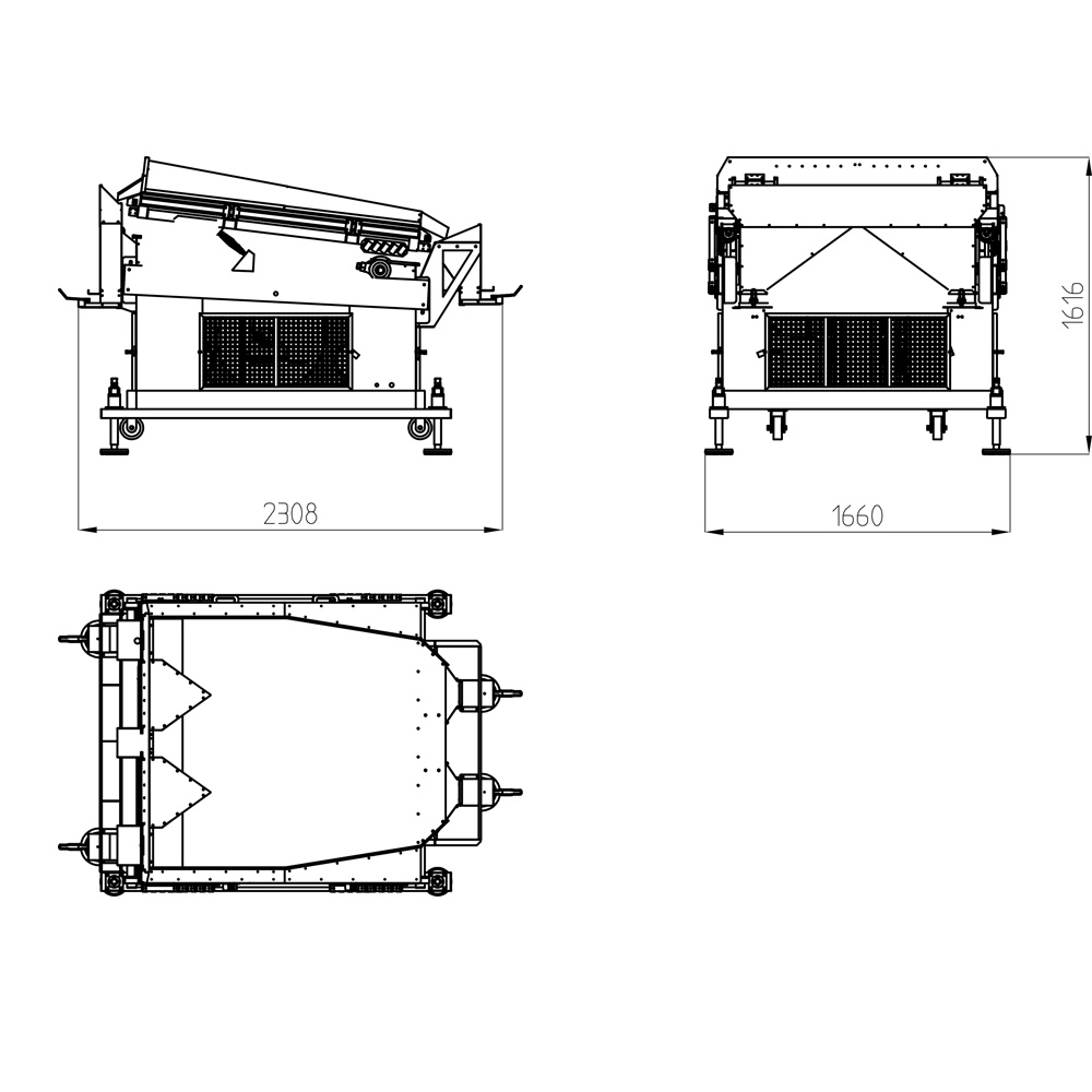 QSC-7 Blowing Type De-stoner Machine